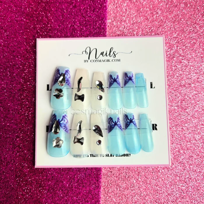Reusable Butterfly Beads Press-On Nails by Nails by Cosmagik – Glam false nails in Pakistan