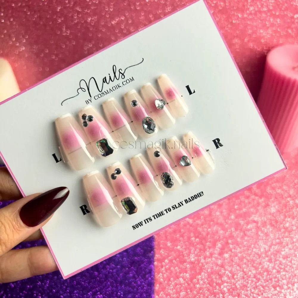 Diamond Blush Press-On Nails - Image 2