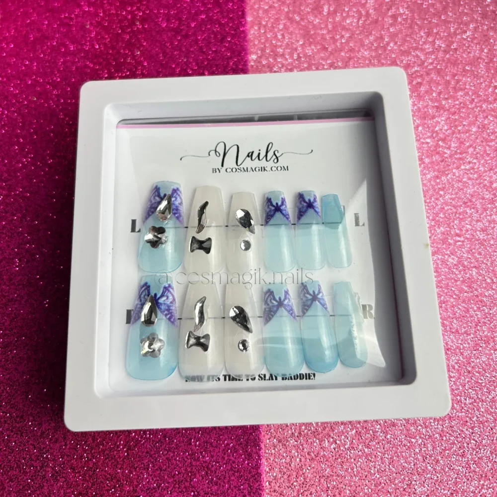 Butterfly Beads Press-On Nails - Image 4